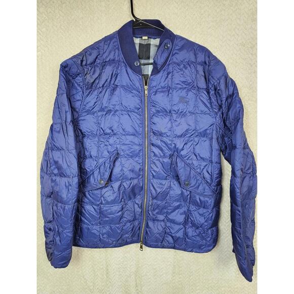 Burberry Brit Blue Lightweight Puffer Men's jacket Size XXL - Picture 2 of 12